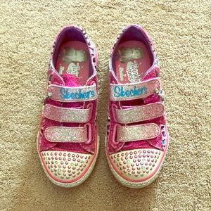 Sketchers Twinkle toes girls SZ 12